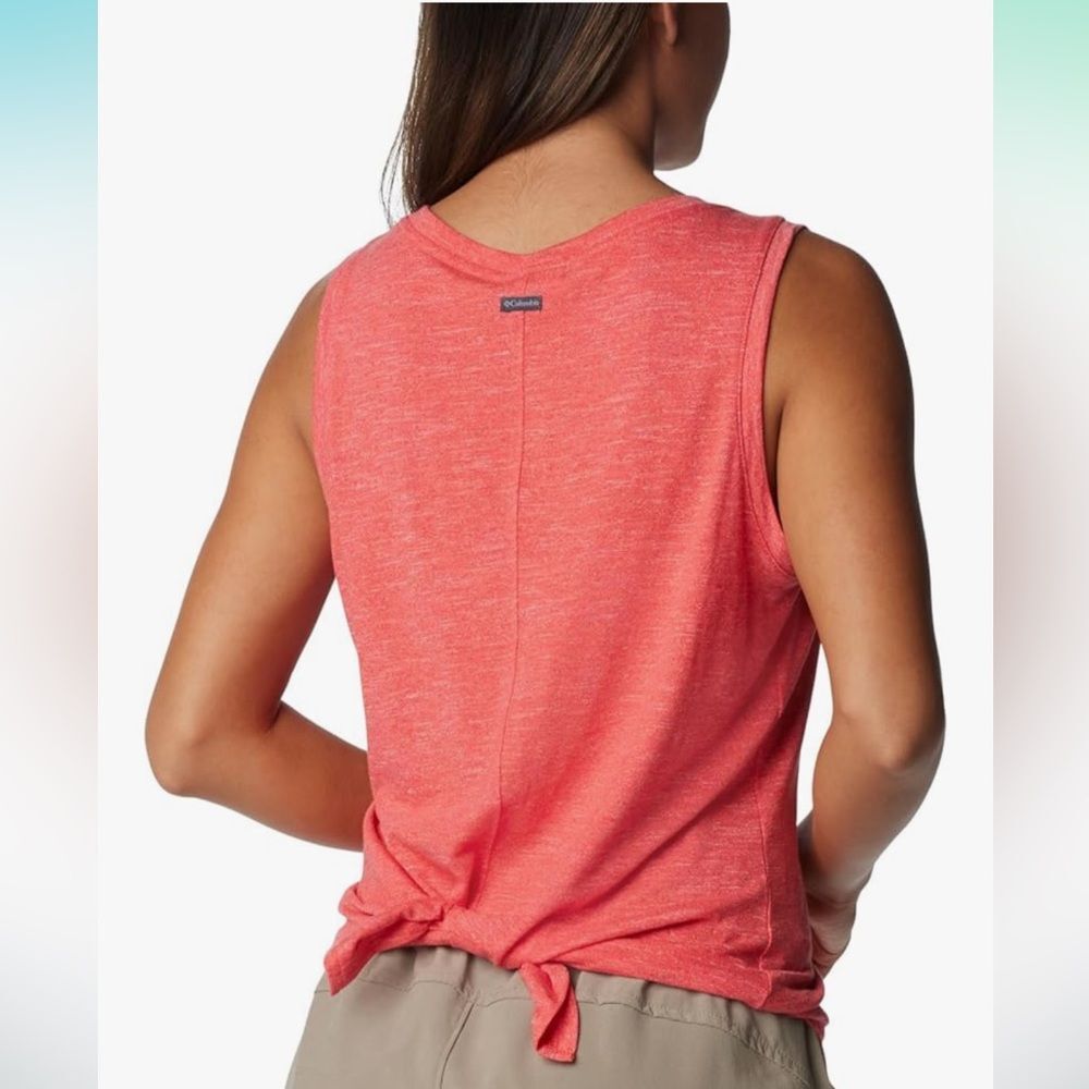 Columbia Women's Cades Cape Pink Sleeveless Tank Top in Juicy Size XS